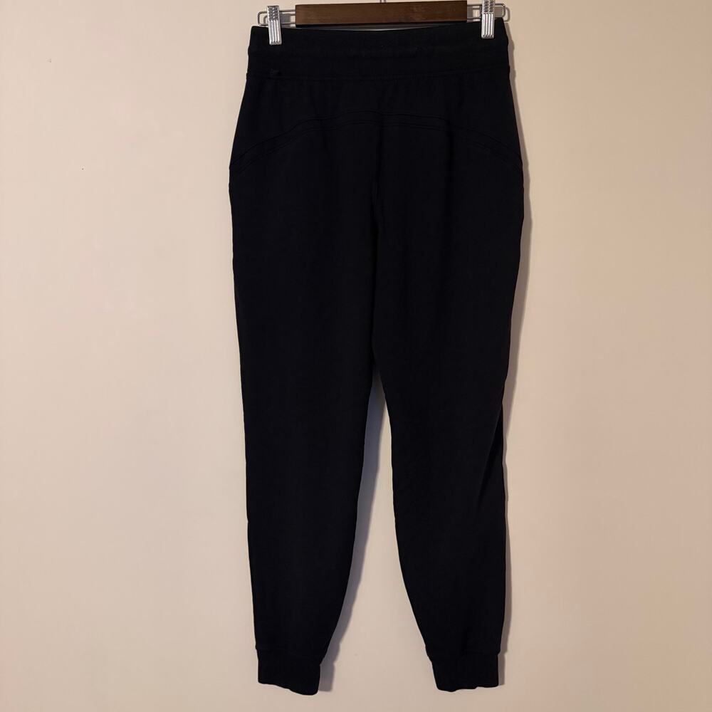Lululemon Warm Down High Rise Jogger Modal Black Stretchy Loungewear Sz 6 - Picture 9 of 12